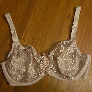 Antinéa by Lise Charmel Lace Underwire Bra | 36B / FR 95B | Blush Nude